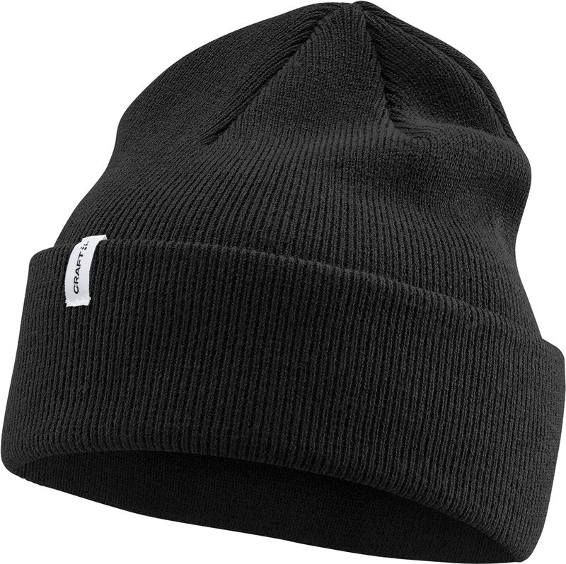 Pletena kapa Craft Corporate Urban Beanie - Črna