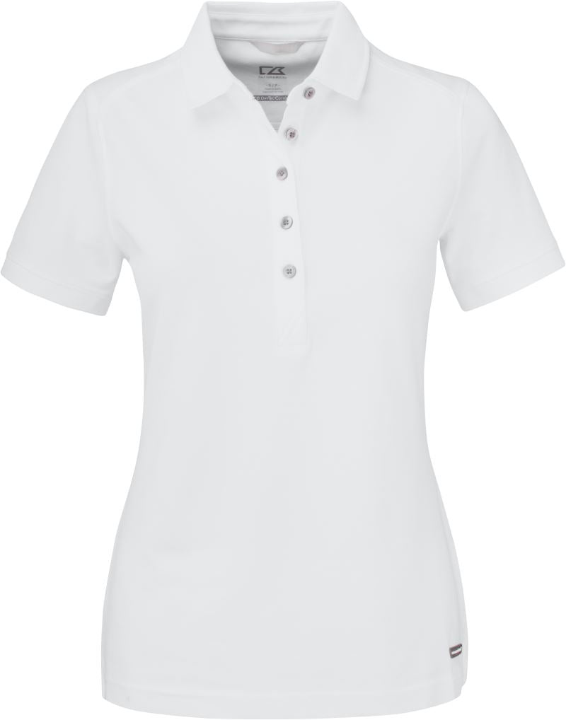 Ženska Piqué polo Cutter & Buck – Bela