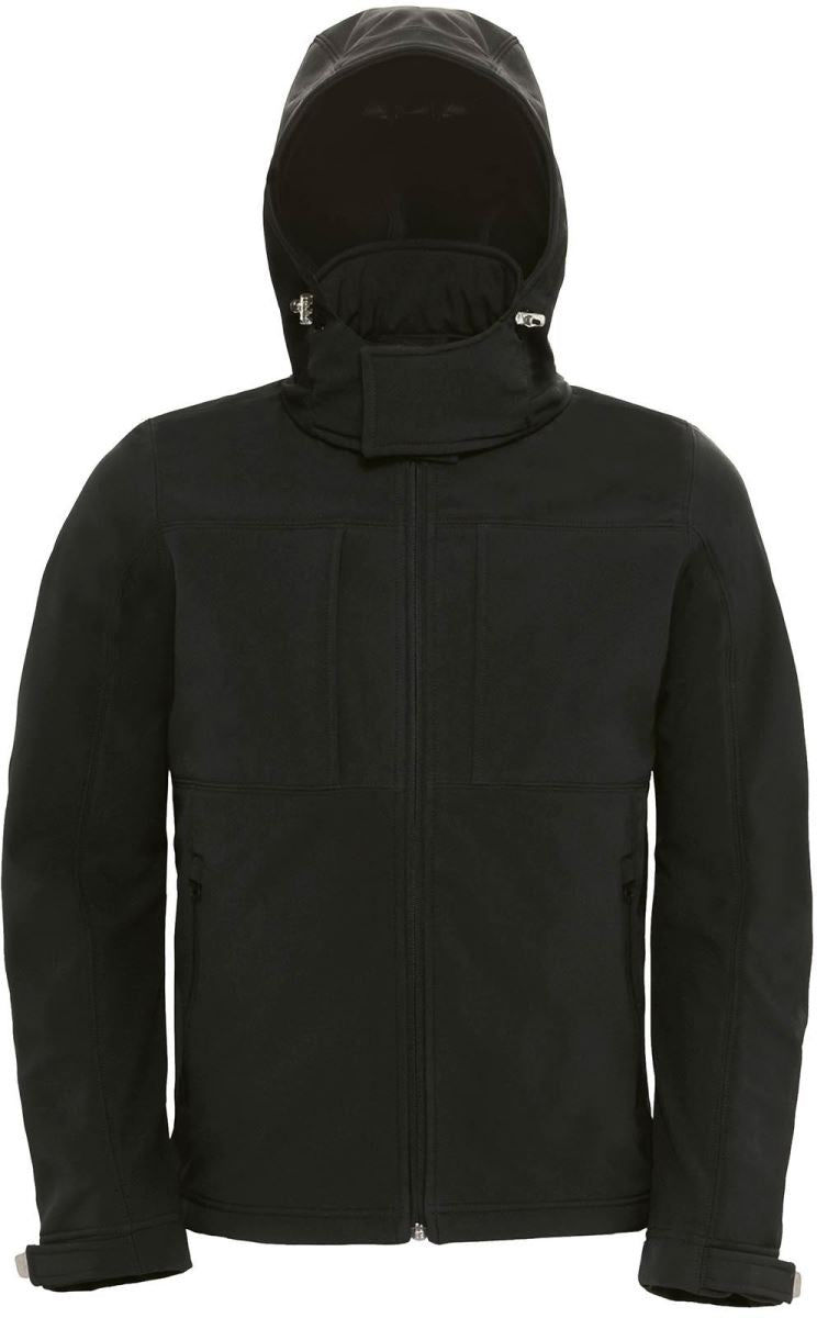 Moška Jakna B&C  Hooded Softshell /men - oblekanadom