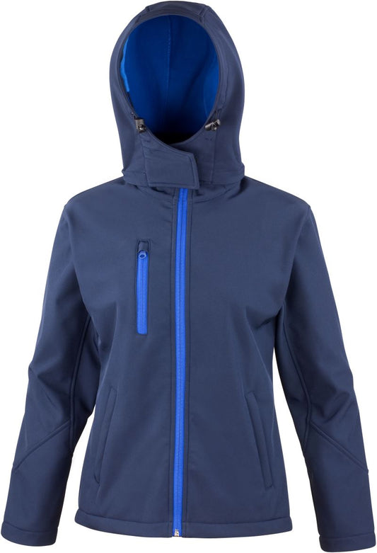 Ženska softshell jakna s kapuco v treh delih - Result Core | R230F