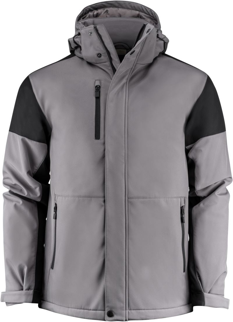 Moška Zimski softshell jakna Printer – anthracite/black