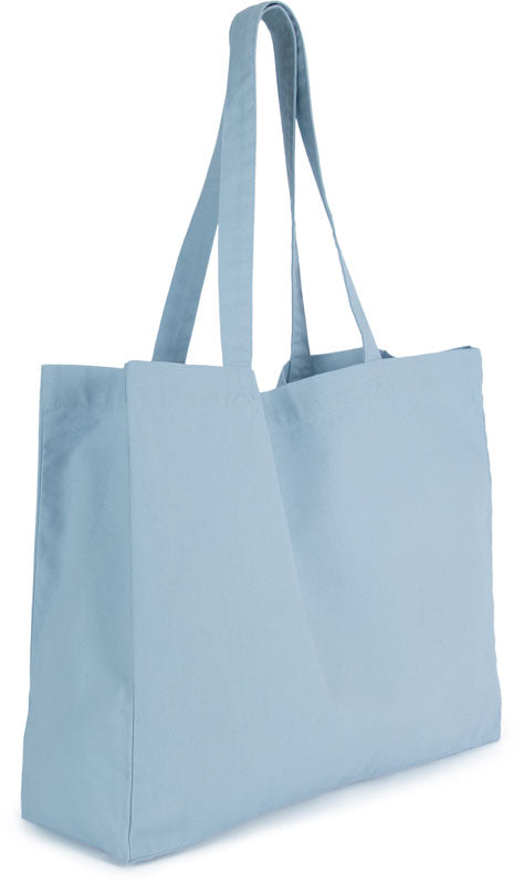 Unisex large Bag KiMood – washed pearl blue