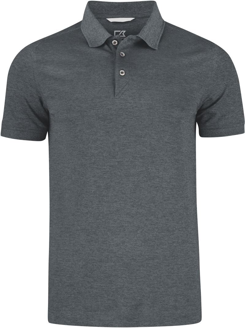 Moška Piqué polo Cutter & Buck – anthracite melange