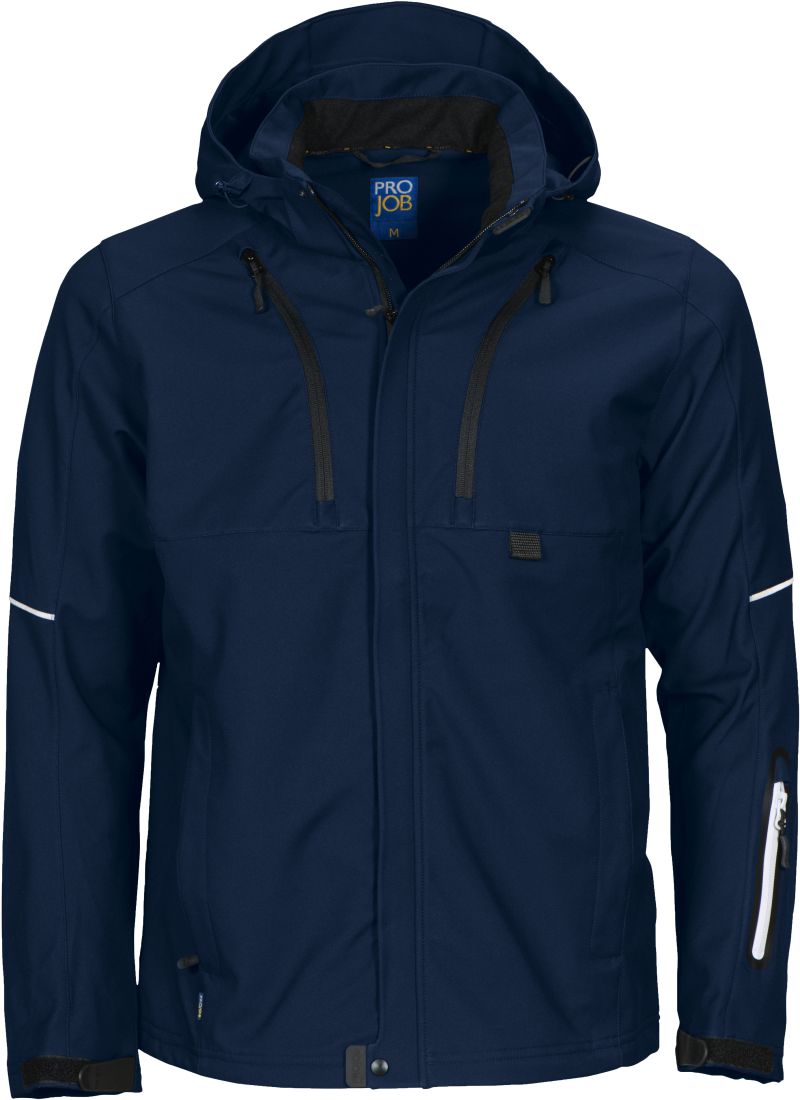 Unisex delovna oblačila 3-layer softshell jakna Projob – Mornarsko modra