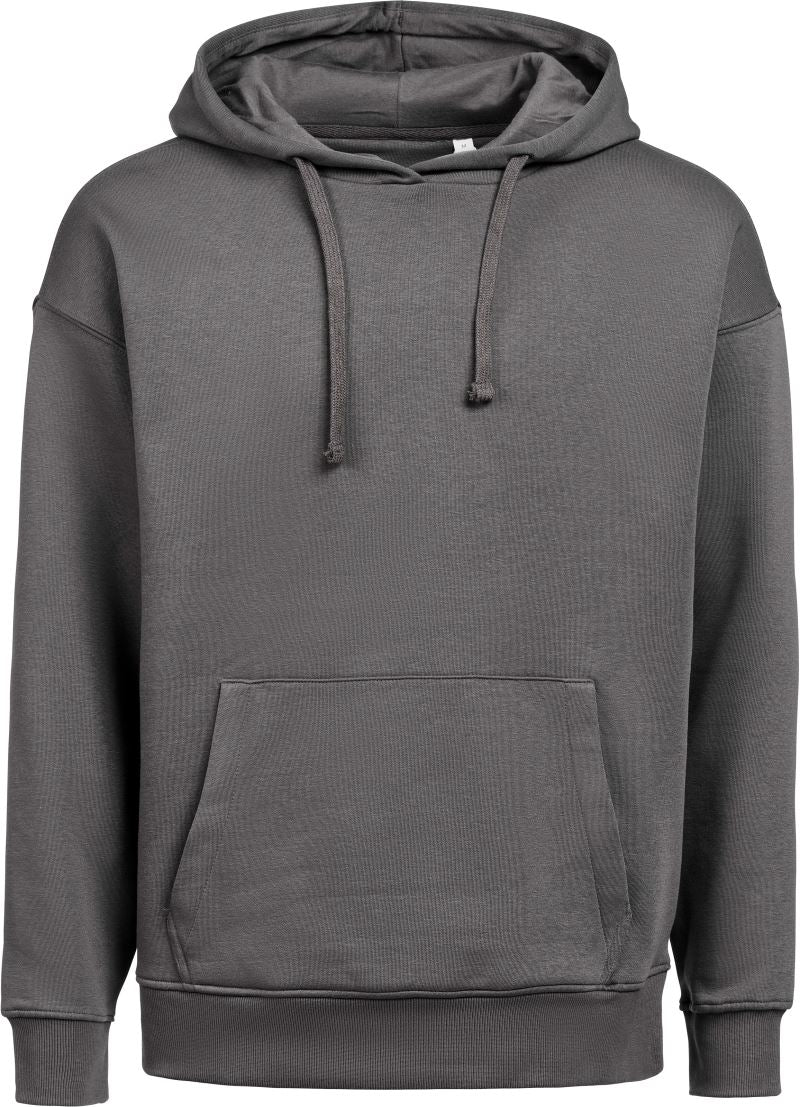 Unisex težji Unisex s kapuco pulover ohlapen kroj Untagged Movement – charcoal