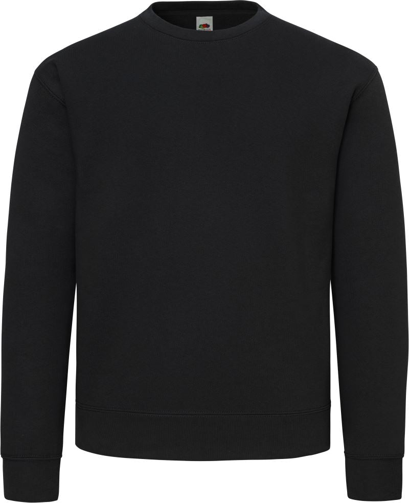 Unisex pulover "Supercotton™" Fruit of the Loom – Črna