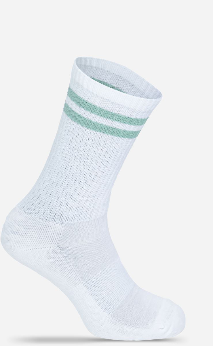 Unisex tennis Socks "Osnovna" Mr.Socks – white/mint