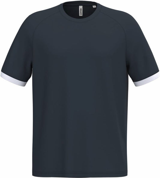 Unisex Contrast Sport Shirt Kariban – navy/white