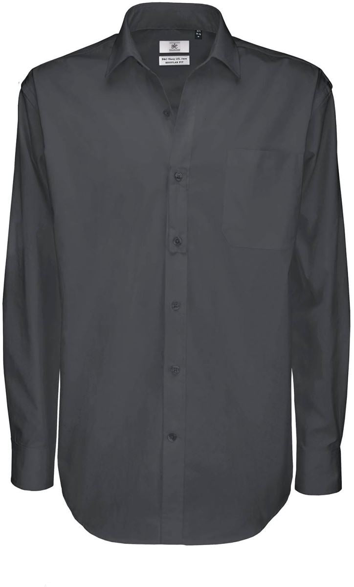Moški Srajca Z Dolgimi Rokavi B&c | Sharp Lsl /men - oblekanadom
