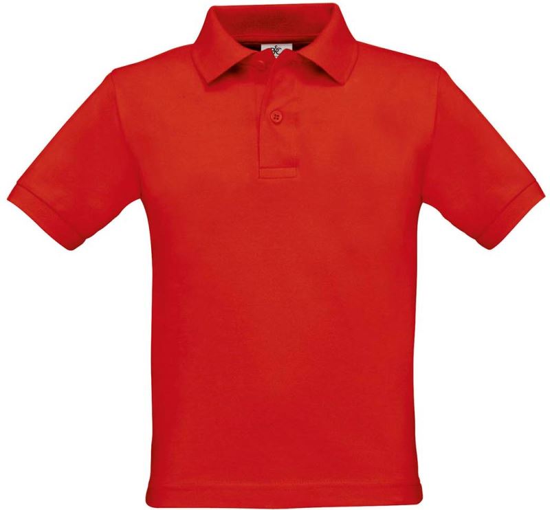 Otroška Piqué Polo - B&C | Safran / otroci 180g/m² - oblekanadom