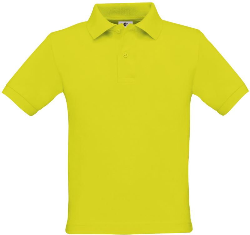 Otroška Piqué Polo - B&C | Safran / otroci 180g/m² - oblekanadom