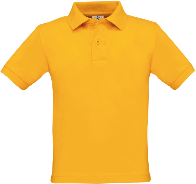 Otroška Piqué Polo - B&C | Safran / otroci 180g/m² - oblekanadom