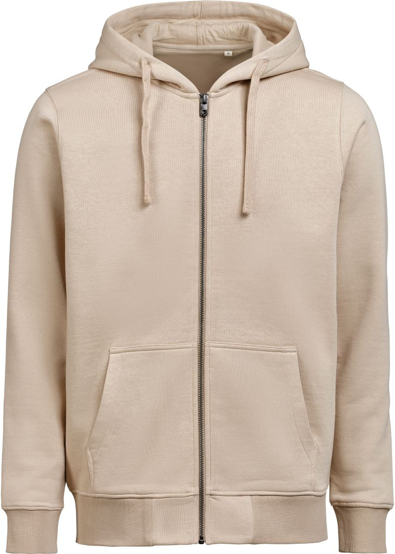 Unisex težji Unisex s kapuco jopica Untagged Movement – latte