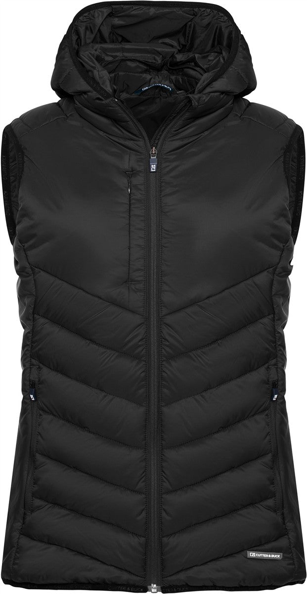 Ženski prešit brezrokavnik Cutter & Buck Mount Adams Vest Women - Črna