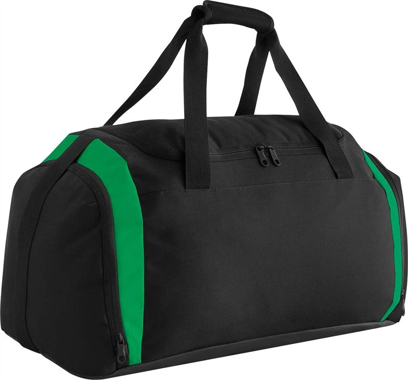 Športna potovalna torba Teamwear BagBase BG 572 v barvi Črna/zelena