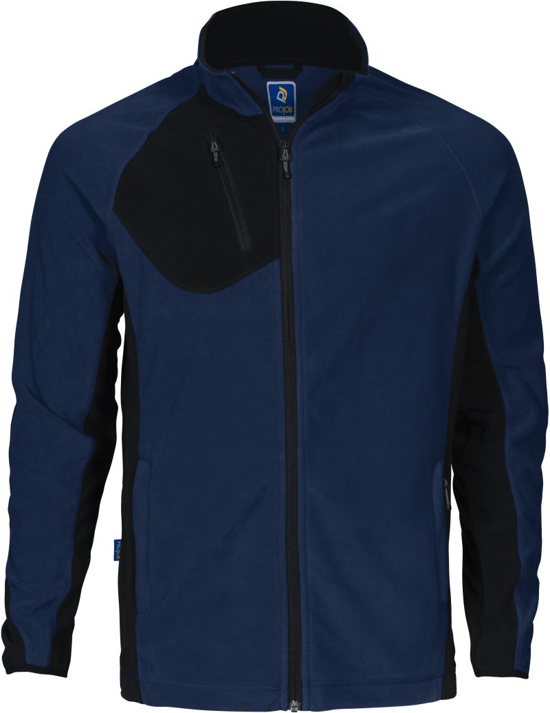 Unisex delovna oblačila Microfleece jakna Projob – Mornarsko modra