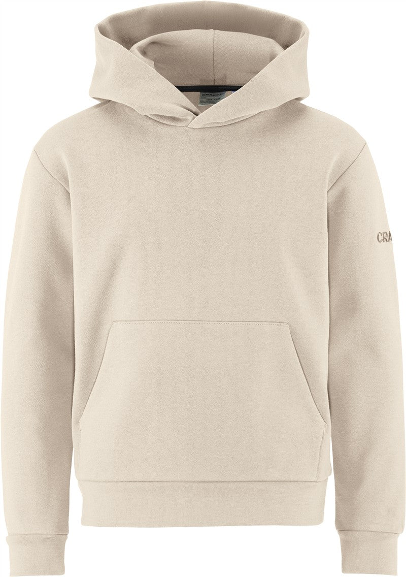 Otroški pulover s kapuco Craft Corporate Community 2.0 Hoodie Jr - Ometno bež
