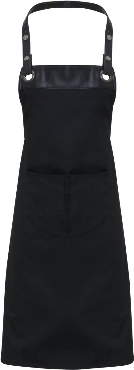 Unisex delovni predpasnik Premier "Espresso" s temno rjavim dizajnom, primeren za zaščito oblačil med delom.