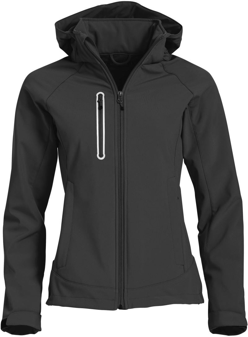 Ženska 3-Layer softshell jakna Clique – dark grey