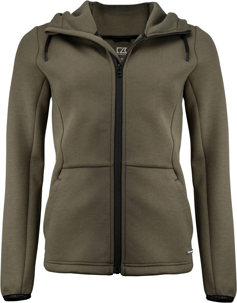 Ženska s kapuco jopica Cutter & Buck – ivy green