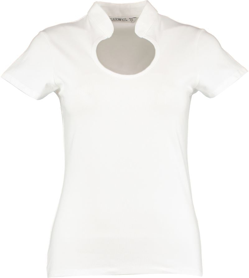 Ženska majica drop neckline Kustom Kit – Bela