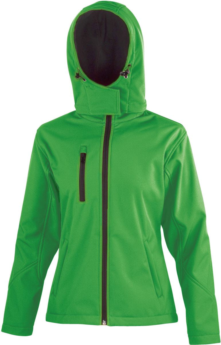 Ženska softshell jakna s kapuco v treh delih - Result Core | R230F