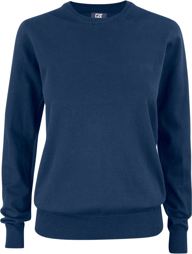 Ženski pleten pulover Cutter & Buck Oakville Women - Temno mornarsko modra