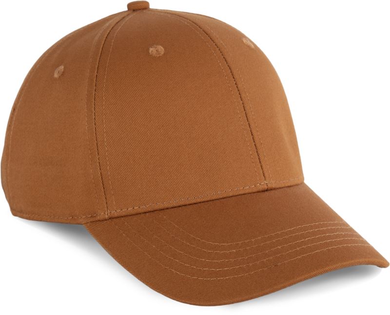 Unisex 6 Panel kapa Kariban – golden brown