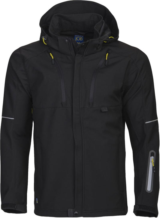 Unisex delovna oblačila 3-layer softshell jakna Projob – Črna