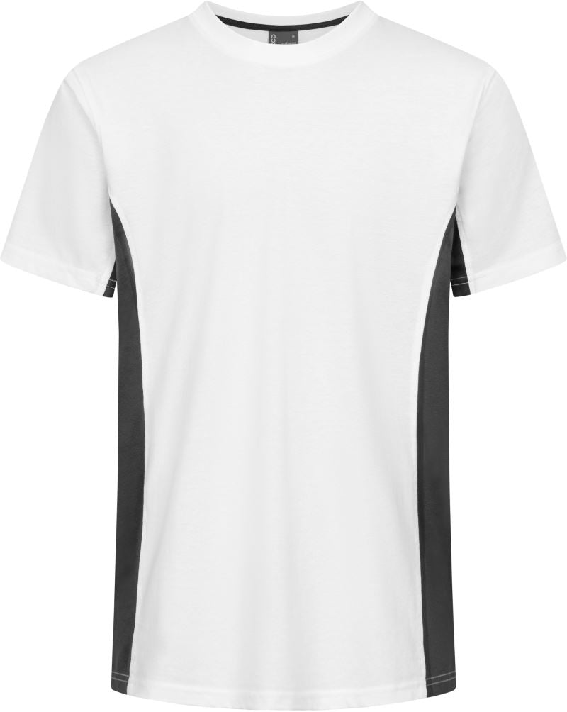 Unisex Contrast delovna oblačila majica - EXCD Promodoro – white/charcoal