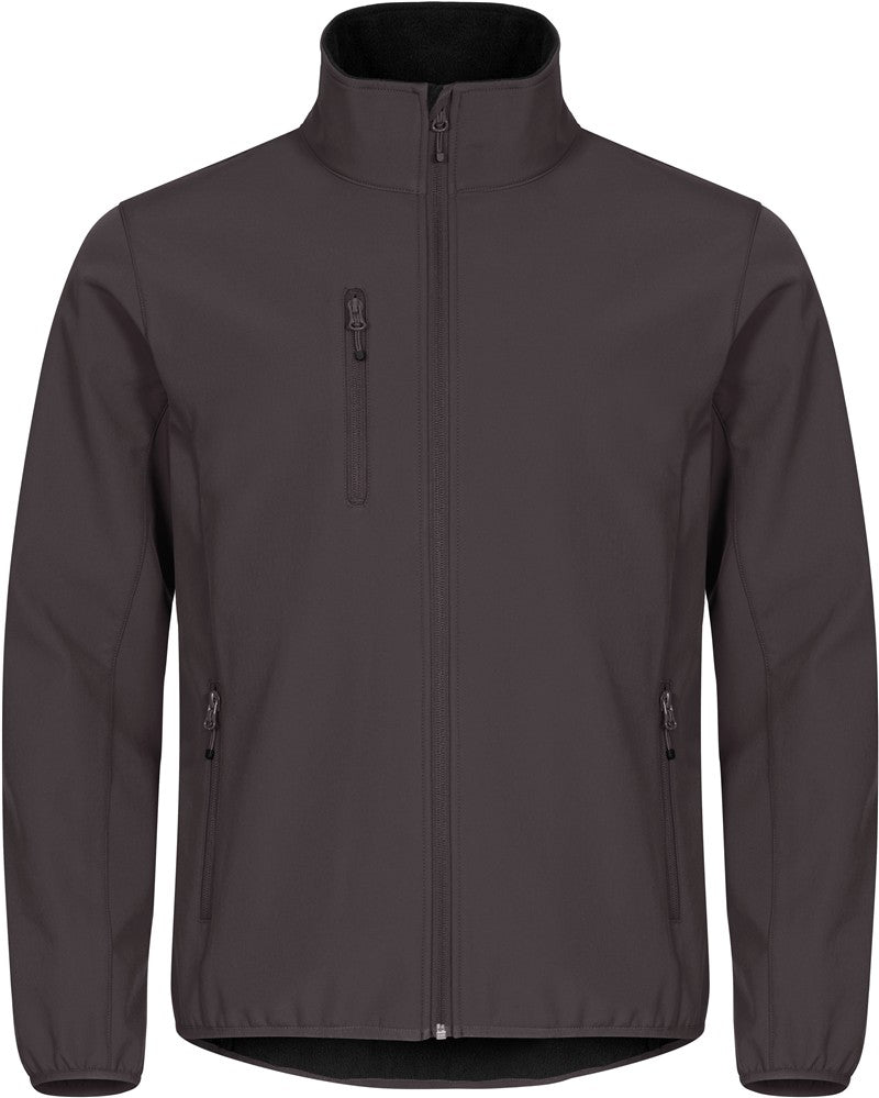 Moška trislojna softshell jakna Clique Classic Softshell Jkt M - Temno siva
