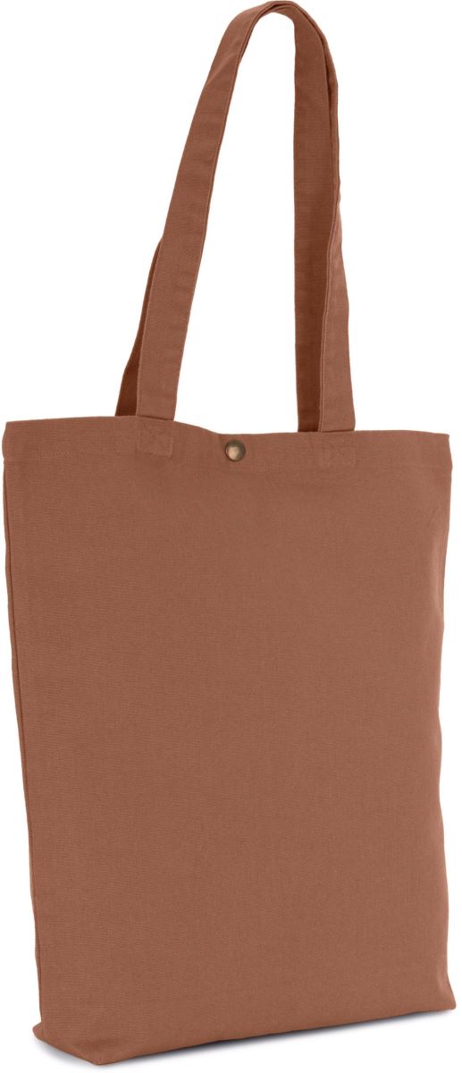 Unisex cotton Bag KiMood – washed russet