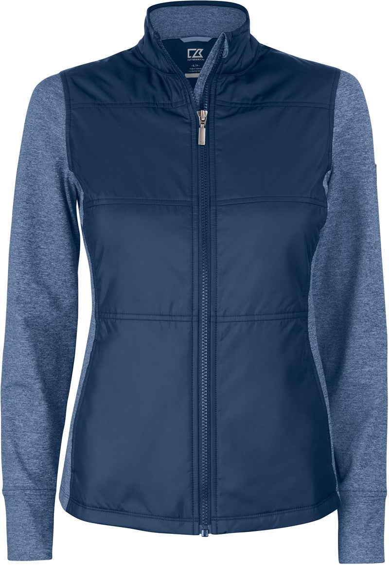 Ženska raztegljiva hibridna jakna Cutter & Buck Stealth Jacket Women - Temno mornarsko modra