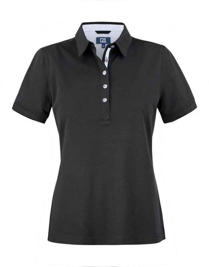 Ženska Piqué polo Cutter & Buck – Črna