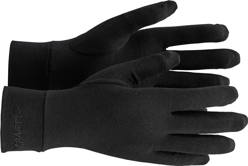 Rokavice iz merino volne Craft Corporate Essence Wool Light Glove - Črna