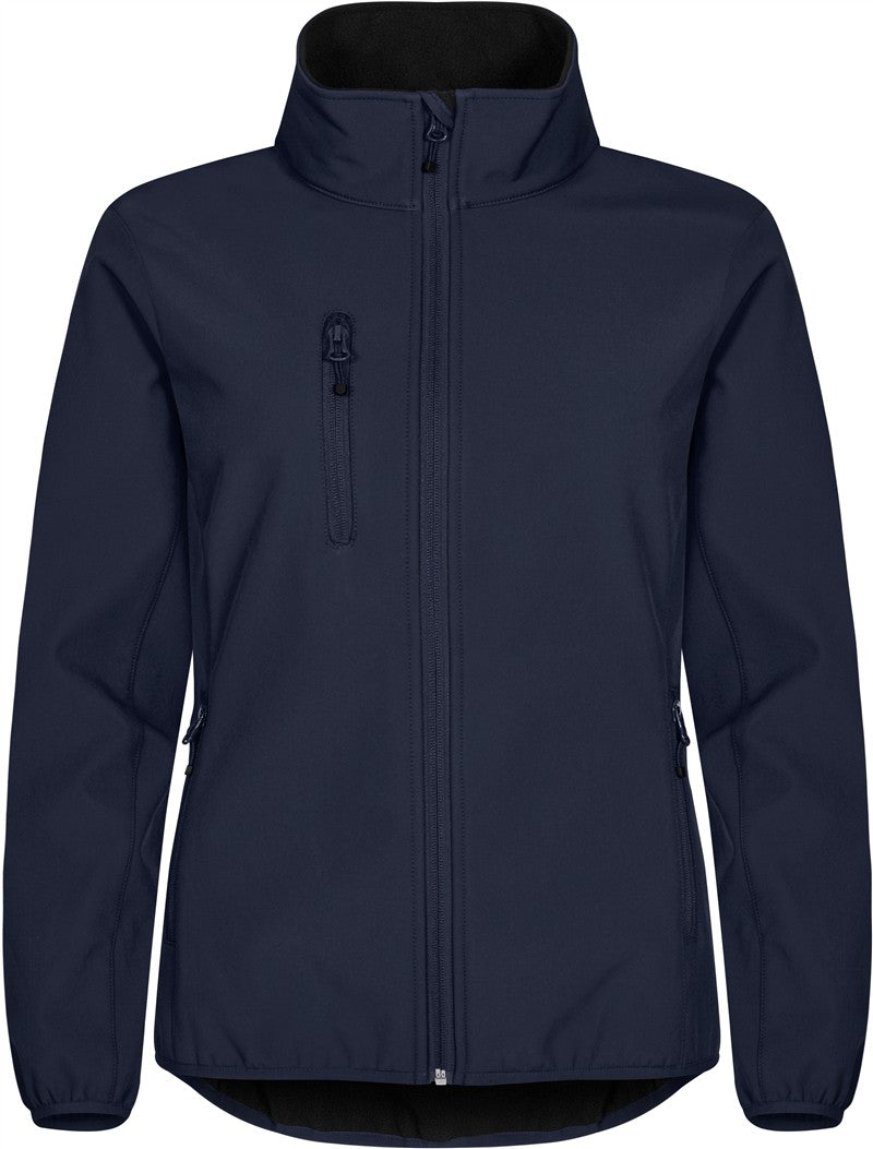 Ženska trislojna softshell jakna Clique Classic Softshell Jkt W - Temno mornarsko modra