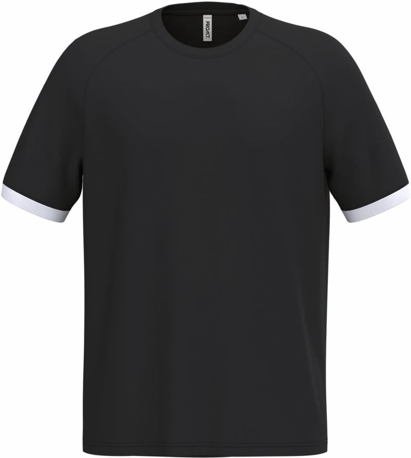Unisex Contrast Sport Shirt Kariban – black/white
