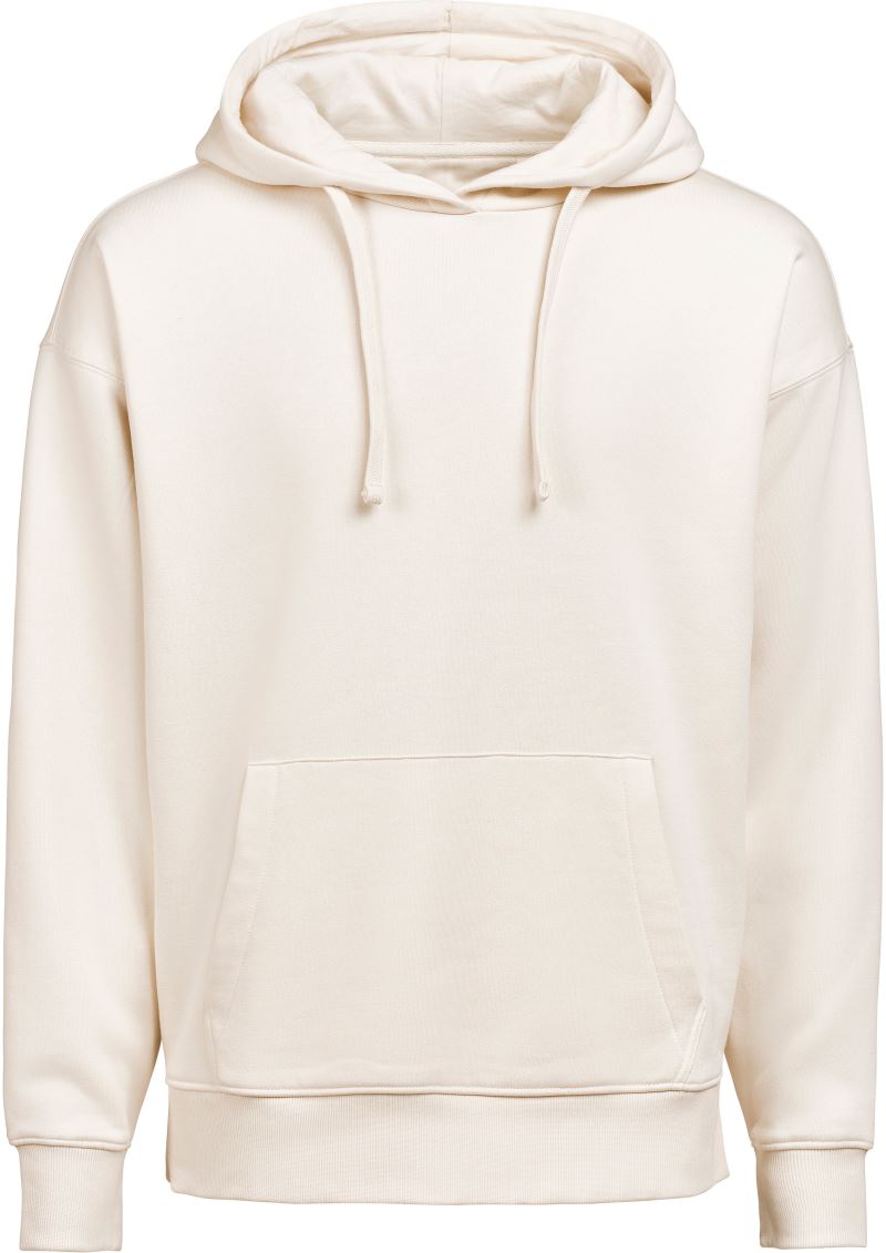 Unisex težji Unisex s kapuco pulover ohlapen kroj Untagged Movement – birch