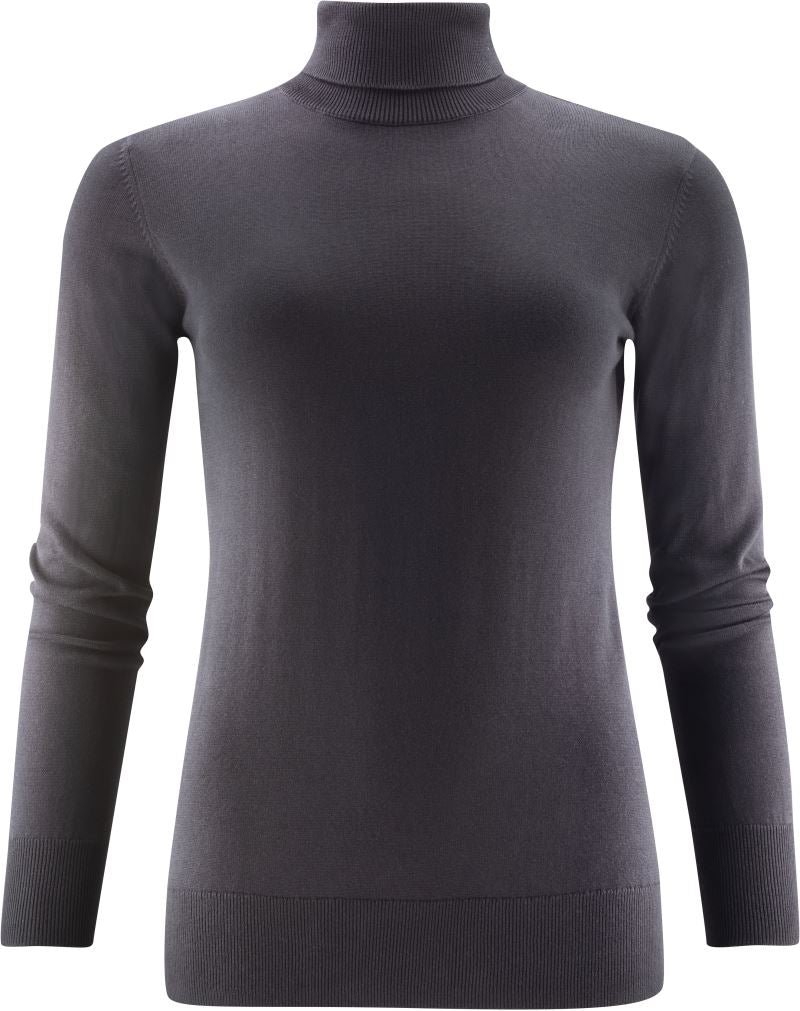 Ženski ladies Turtleneck Pullover James Harvest – Črna