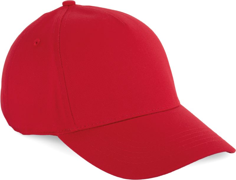 Unisex 5 Panel kapa Kariban – classic red