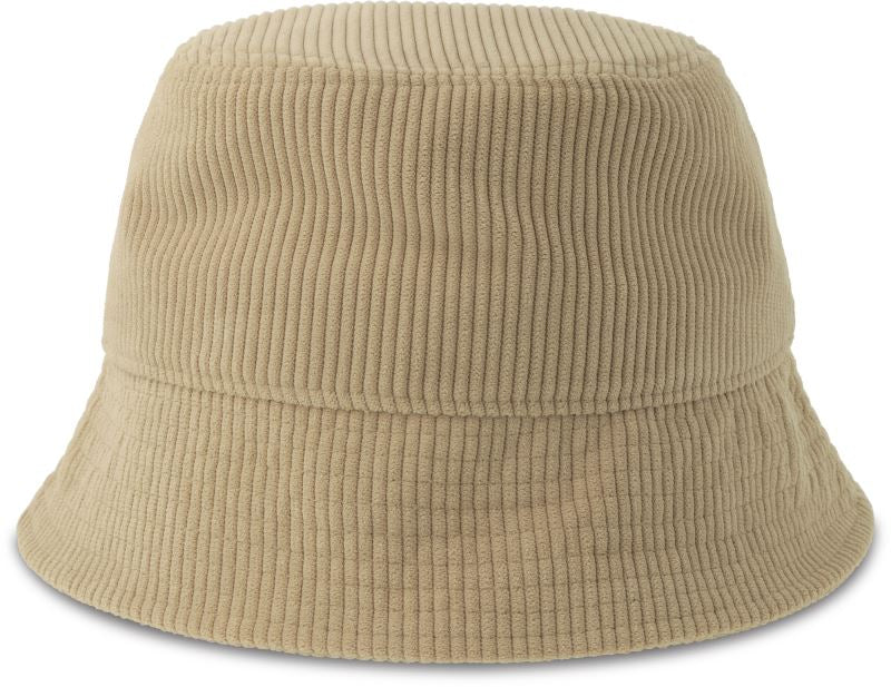 Unisex corduroy Bucket Hat Atlantis – stone