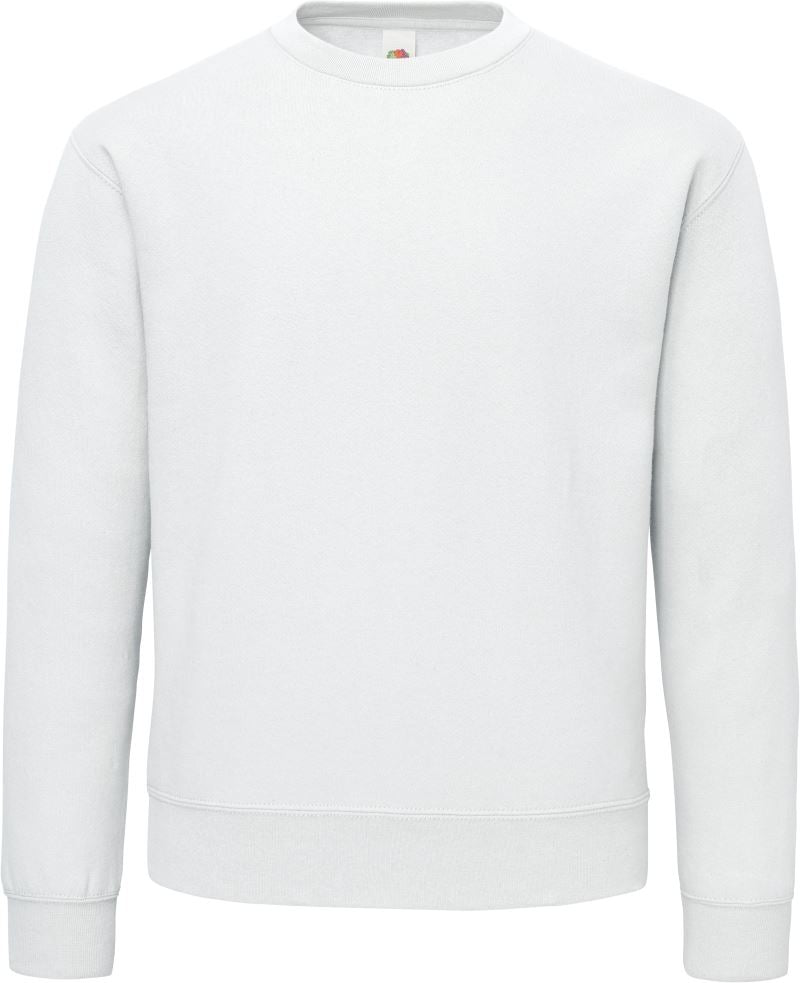 Unisex pulover "Supercotton™" Fruit of the Loom – Bela