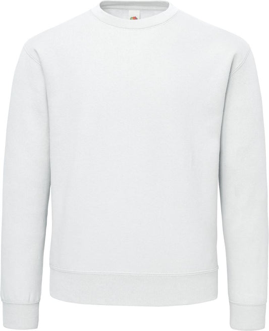 Unisex pulover "Supercotton™" Fruit of the Loom – Bela