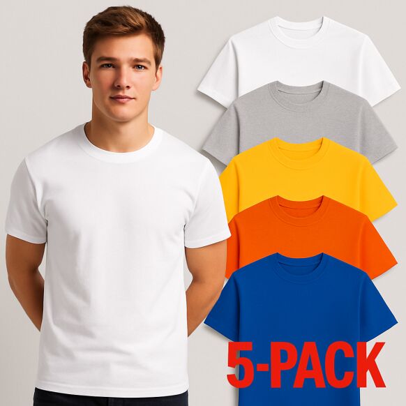 Fruit of the Loom Iconic 195 T — Premium 5‑pack - oblekanadom