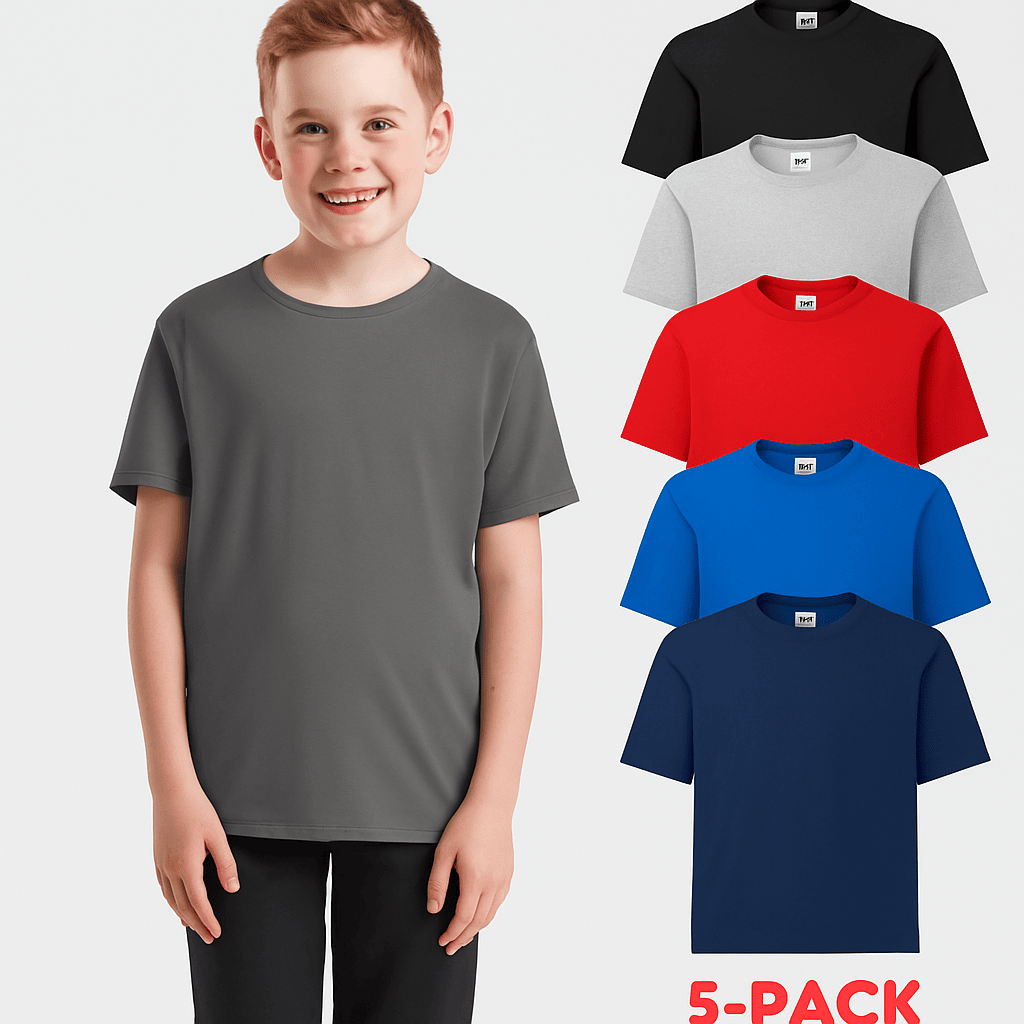 Otroške Fruit Of The Loom Majice Kratek Rokav 5Kos - oblekanadom