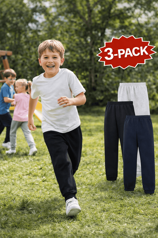 Otroška Fruit Of The Loom trenirka, 3 kos kratkih hlač, mehka in udobna oblačila za otroke, oblekanadom.