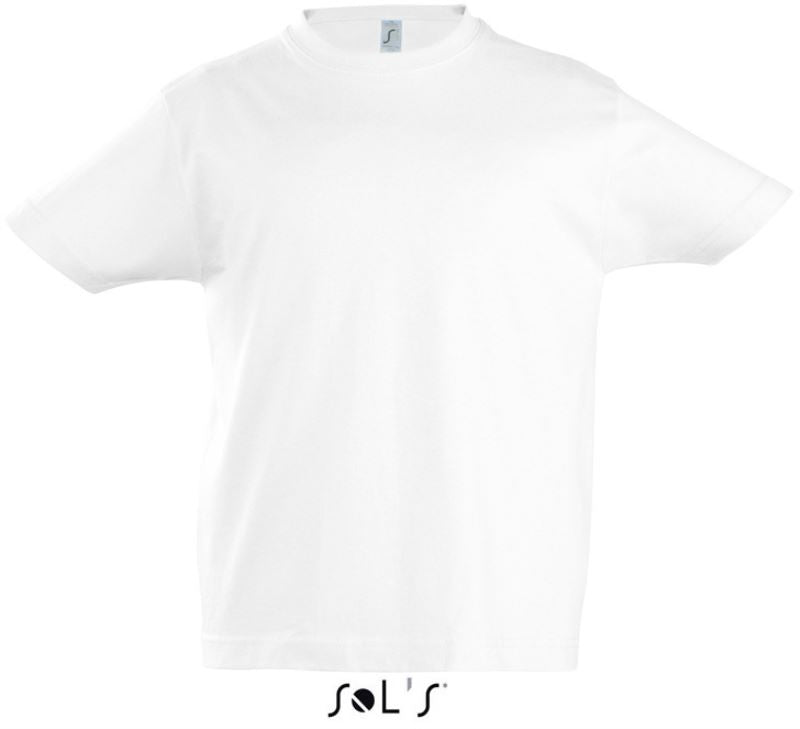 Colorful SOL'S Imperial Kids T-shirt for children with playful print and comfortable fit, made from soft fabric.
