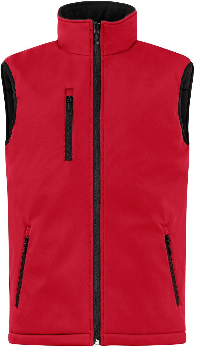 Moški podložena Moška softshell brezrokavnik Clique – Rdeča