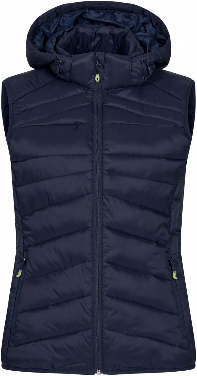 Ženska Quilted brezrokavnik Clique – dark navy