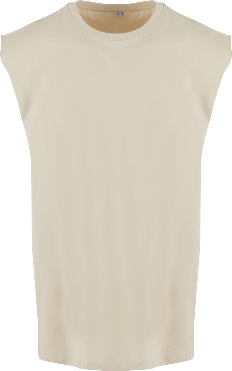 Unisex težji Sleeveless majica New Morning Studios – sand
